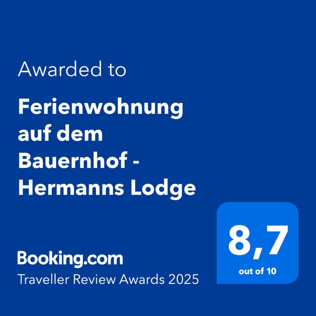 Ferienwohnung Auf Dem Bauernhof - Hermanns Lodge Strassenhaus Exterior photo